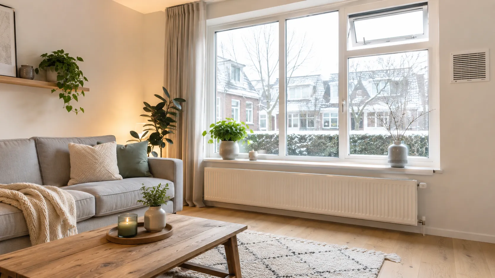 huis verwarmen gezond