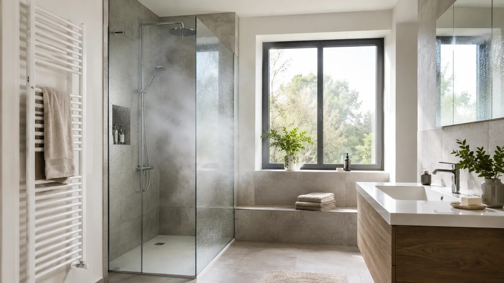 ideale temperatuur badkamer