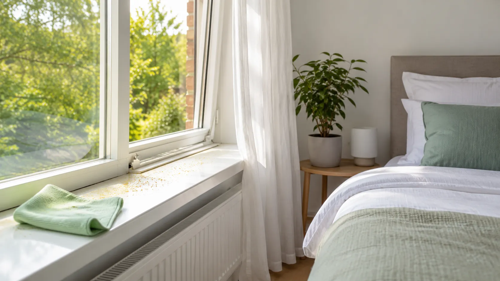 pollen in huis