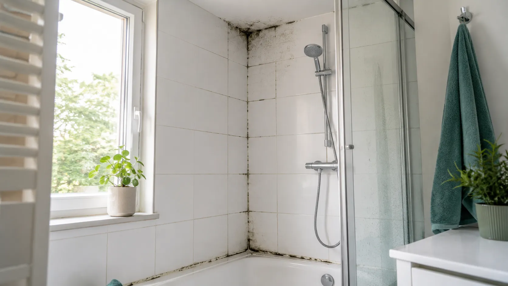 schimmel badkamer