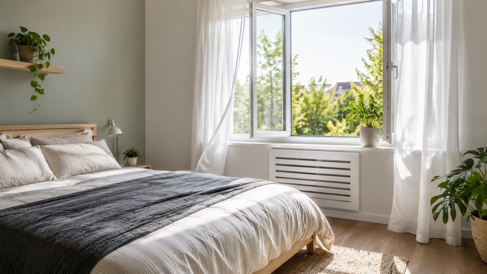 slaapkamer ventileren