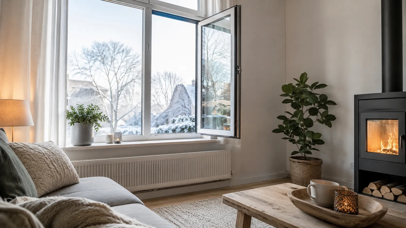 ventileren in de winter