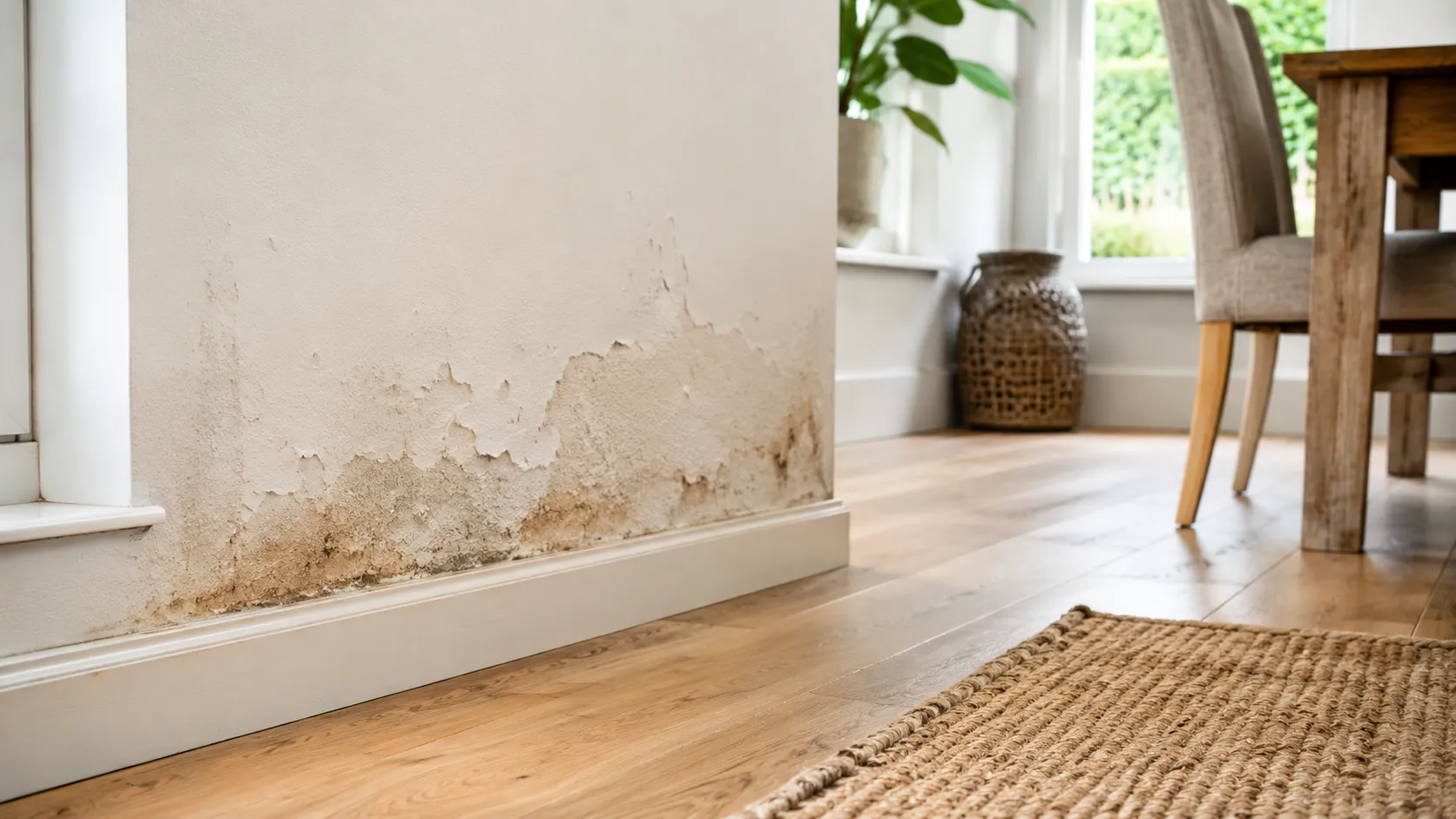 vocht door muur of vloer