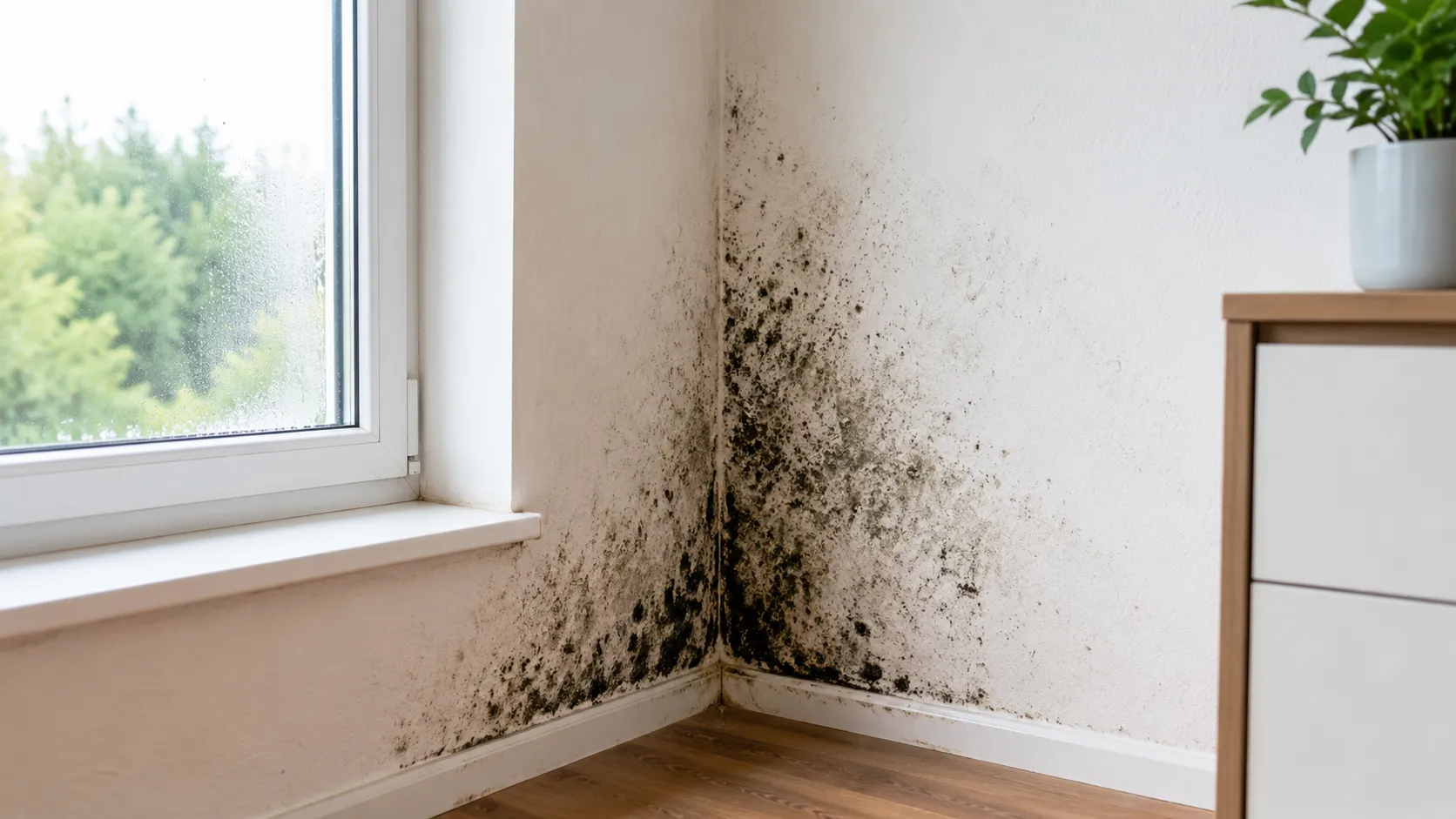 zwarte schimmel in huis