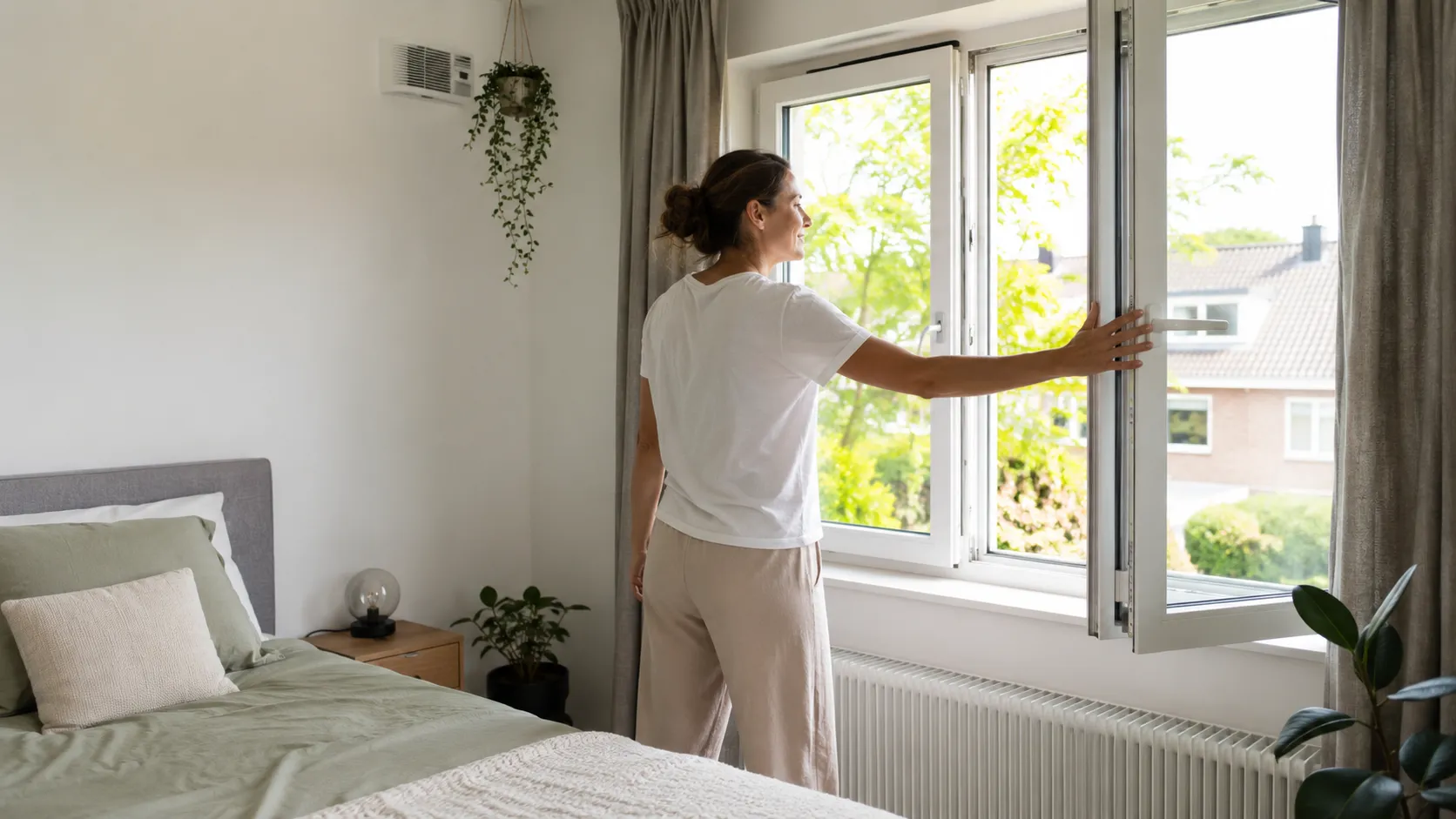 slaapkamer ventileren betere lucht