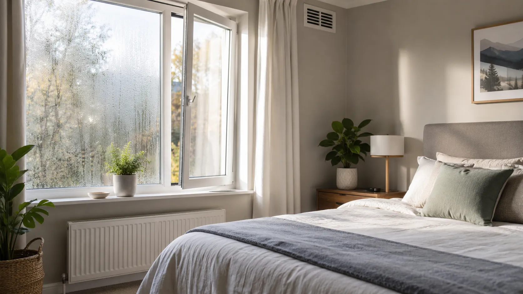 vocht condens slaapkamer voorkomen